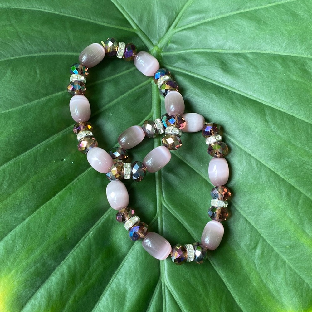 Purple Beaded Bracelet